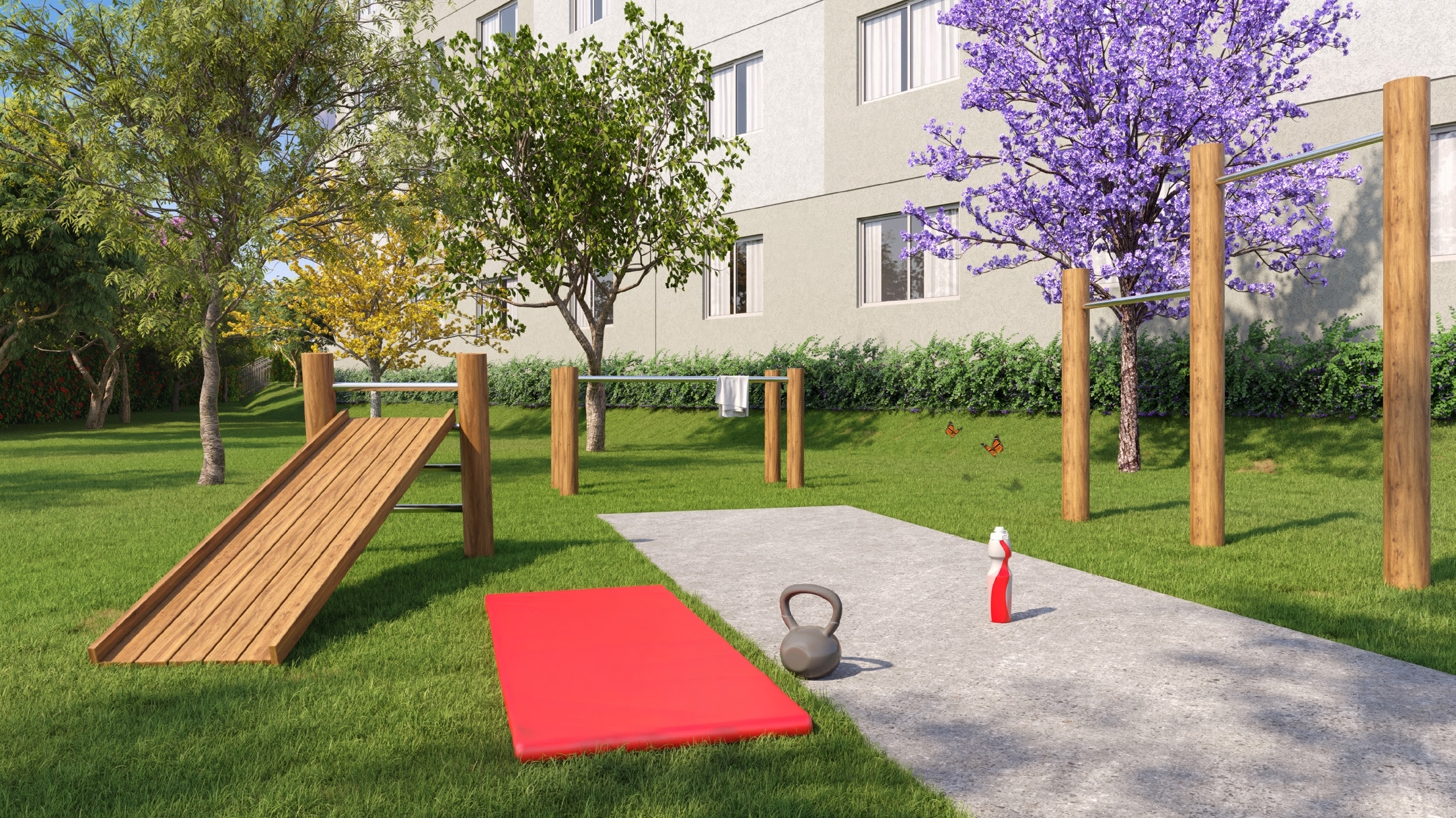 Residencial Multifamiliar de 2 quartos, 42m² no bairro Residencial Frei Galvão, em Goiânia | Eu Corretor