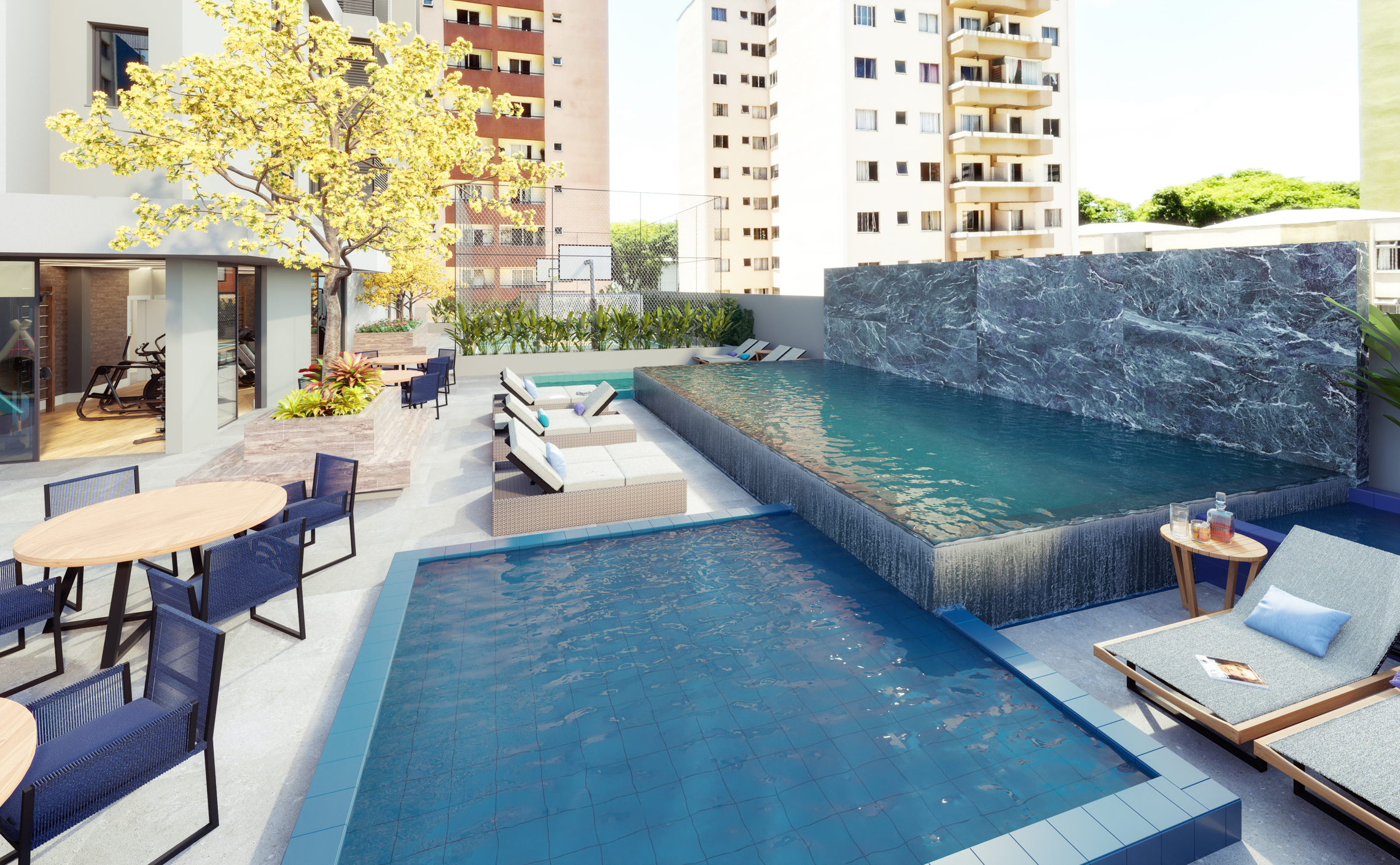 4 Piscinas aquecidas
