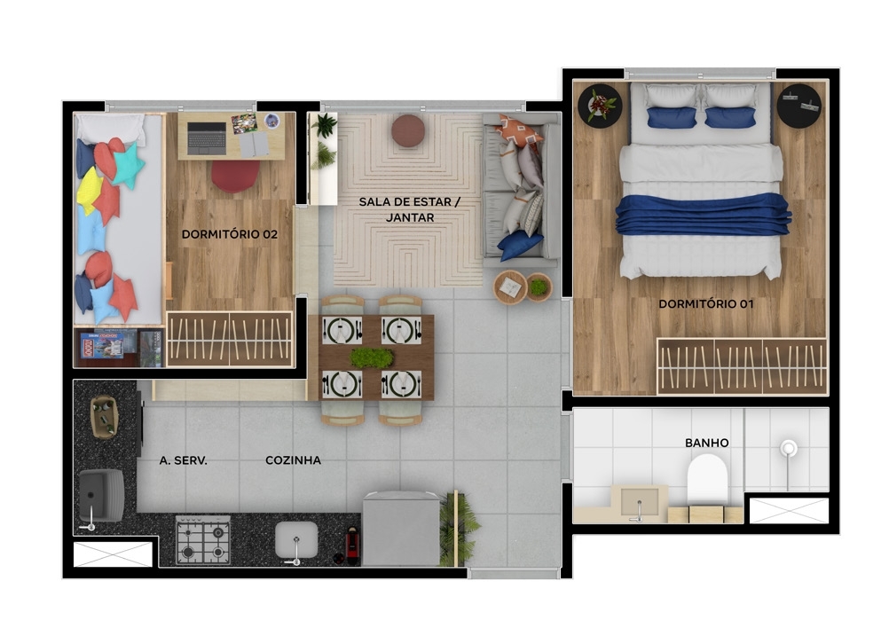 Vista Vila das Belezas - Fase 1 Vista Vila das Belezas - Fase 1