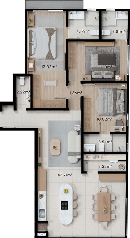 Alma Seahouses - Bossa Empreendimentos Alma Seahouses - Bossa Empreendimentos