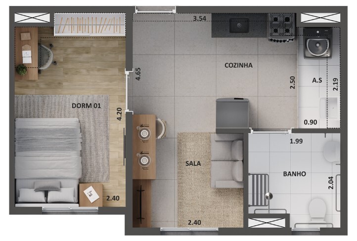 Cidade Lapa Água Branca - Cury SP