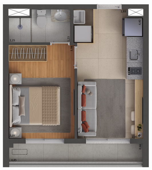 Near Guarapiranga Living - Residencial