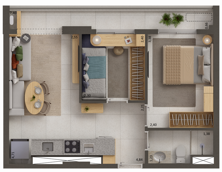 Near Guarapiranga Living - Residencial