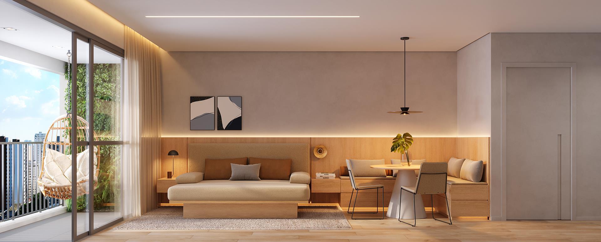 Residencial Multifamiliar de 1 quarto, 27m² no bairro Campo Belo, em São Paulo | Eu Corretor