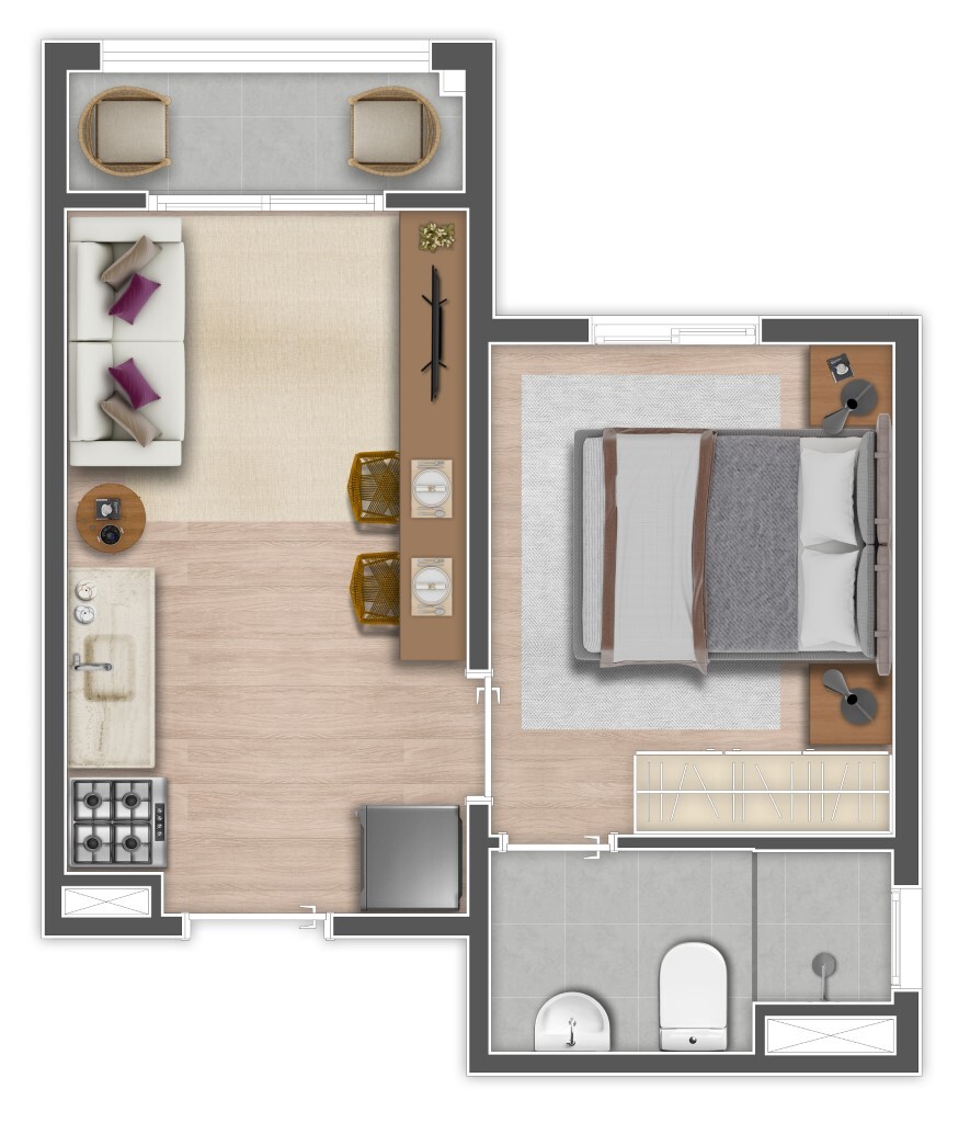 Mundo Apto Estação Lapa - Mundo Apto