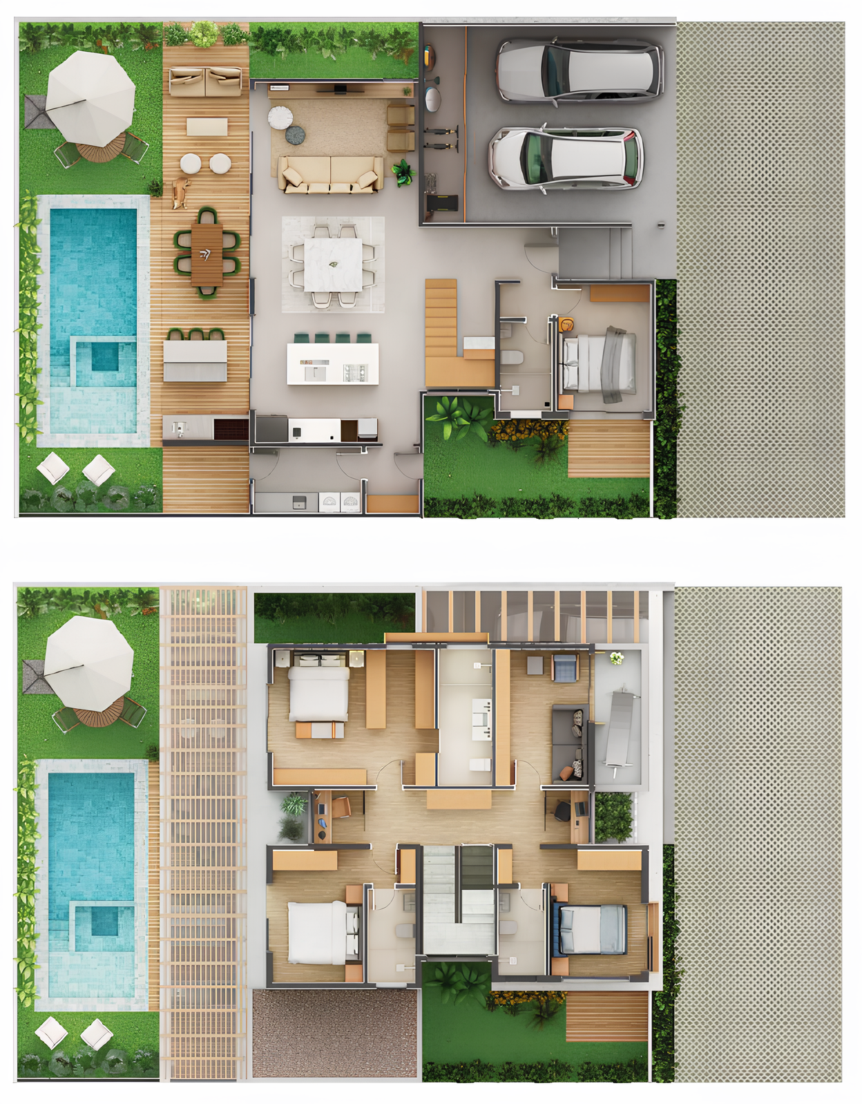 Planta 02 - 4 dorm 415,54m²