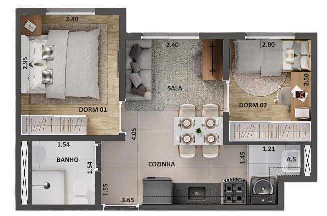 The One Chácara Santo Antônio - Cury SP