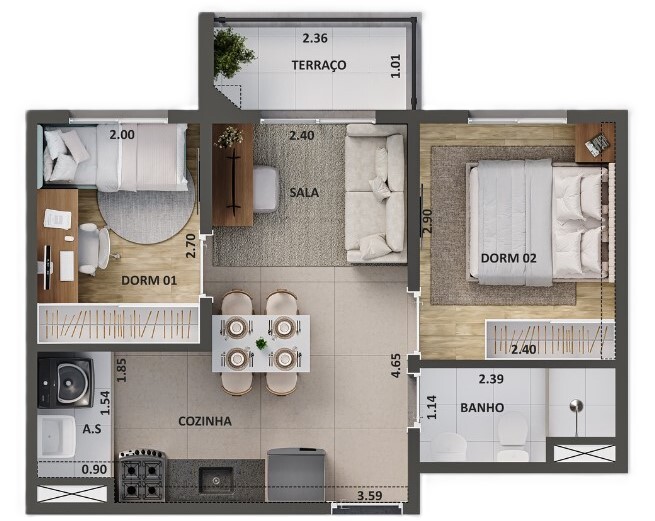 The One Chácara Santo Antônio - Cury SP