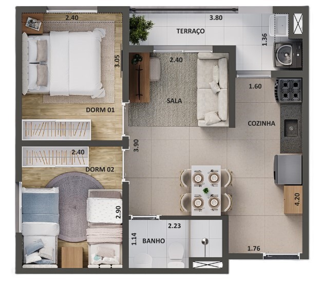 The One Chácara Santo Antônio - Cury SP