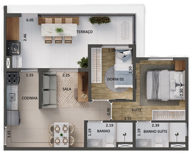 The One Chácara Santo Antônio - Cury SP