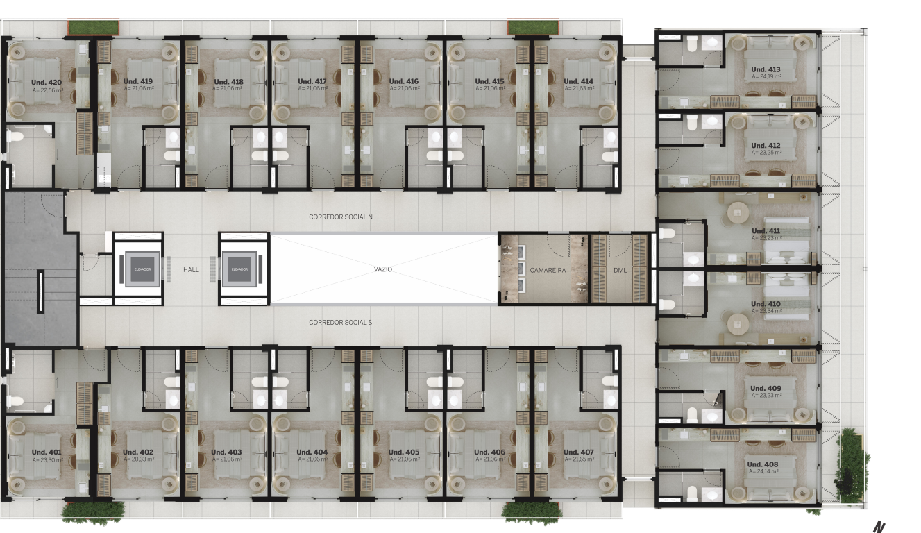 Casa, 1 quarto, 41 m² - Foto 6