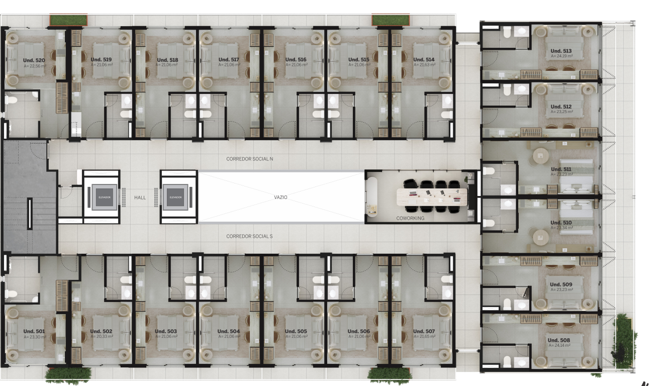 Casa, 1 quarto, 41 m² - Foto 7