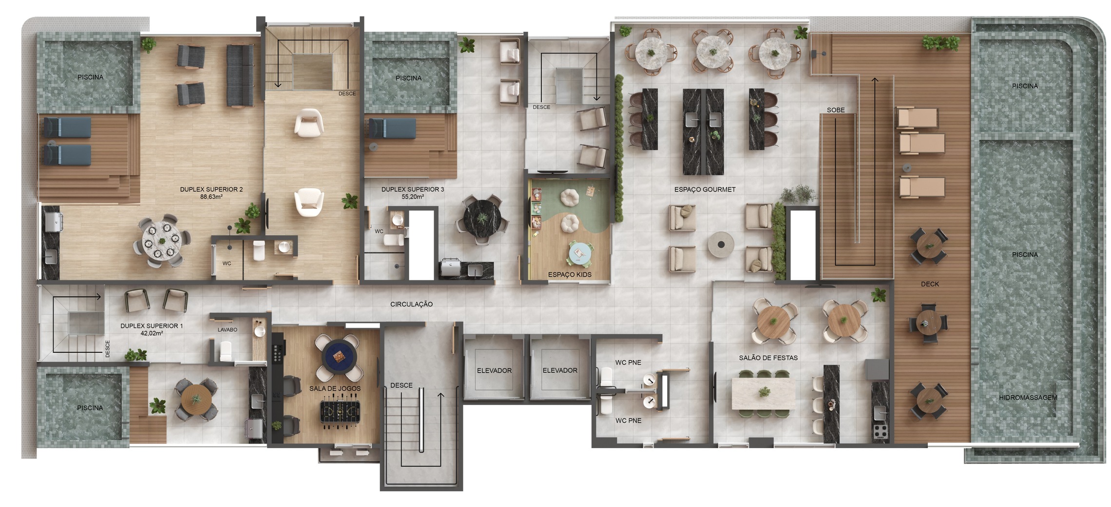 Cobertura, 3 quartos, 188 m² - Foto 9