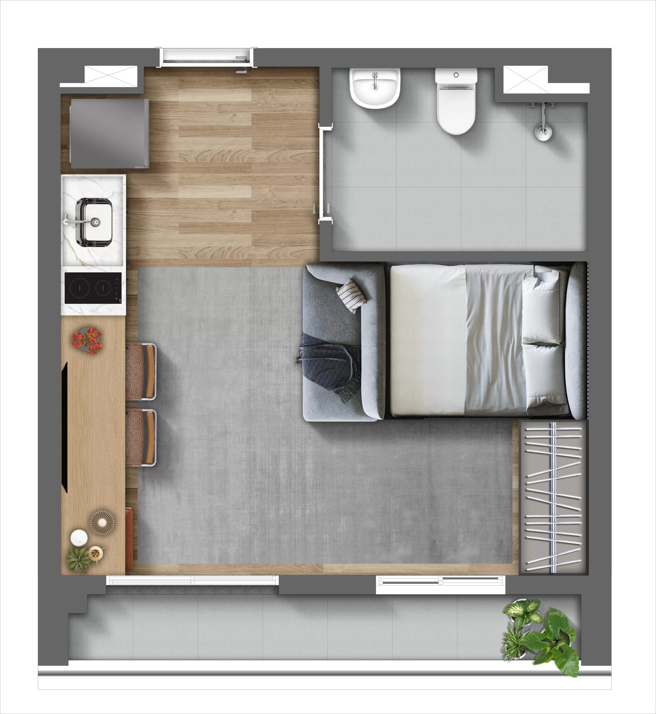 Apartamento, 3 quartos, 74 m² - Foto 7