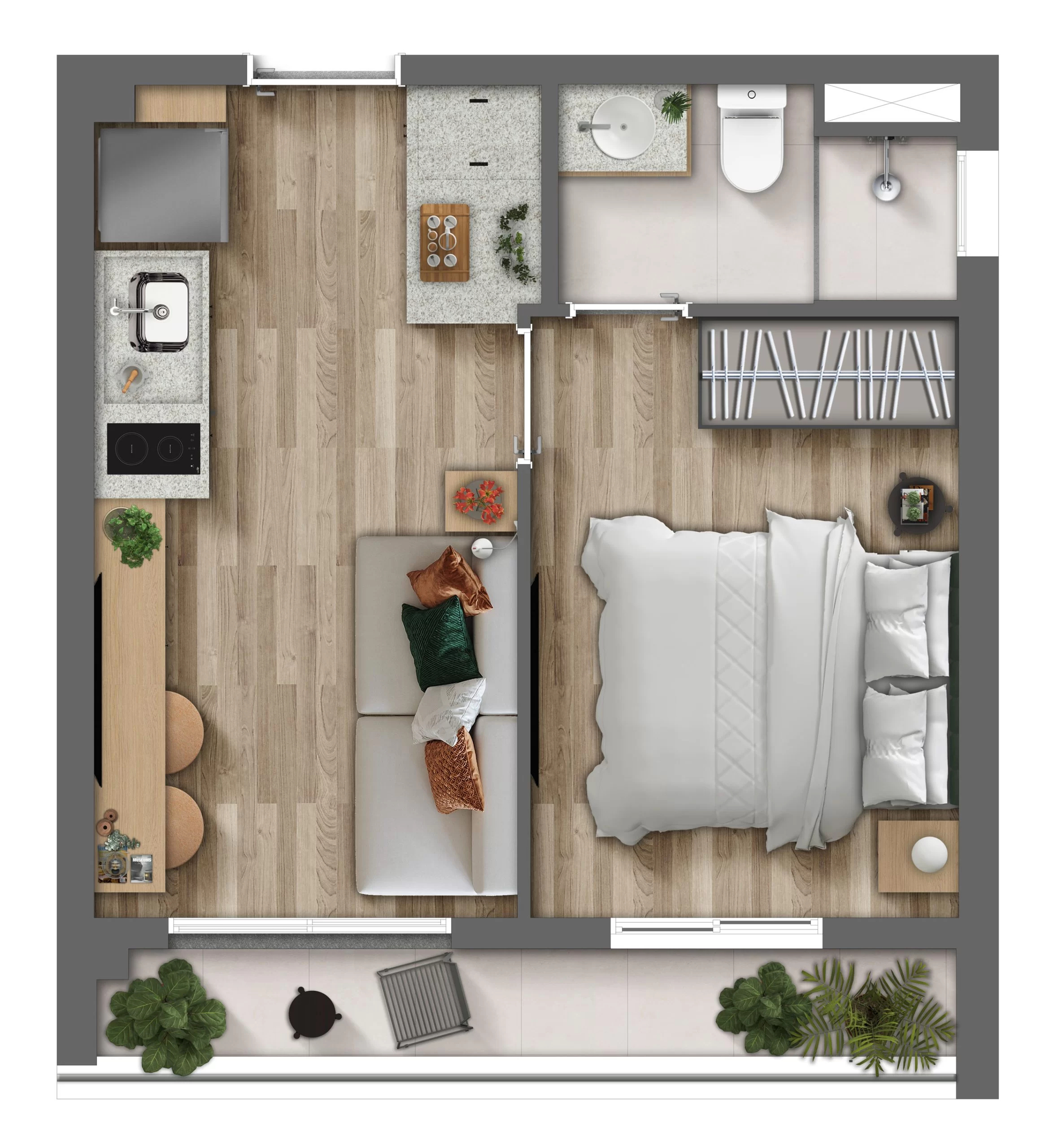 Apartamento, 3 quartos, 74 m² - Foto 9