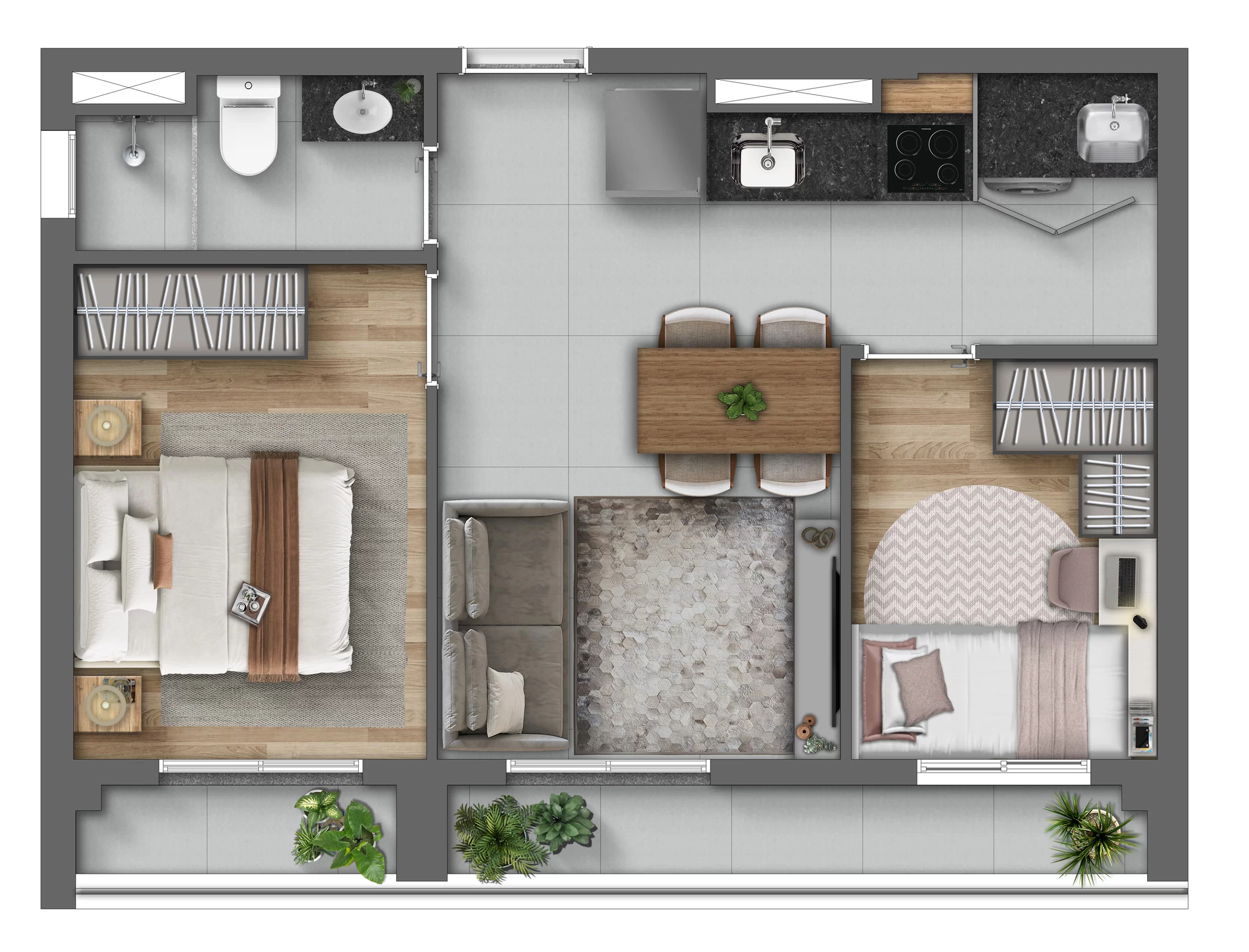 Apartamento, 3 quartos, 74 m² - Foto 12