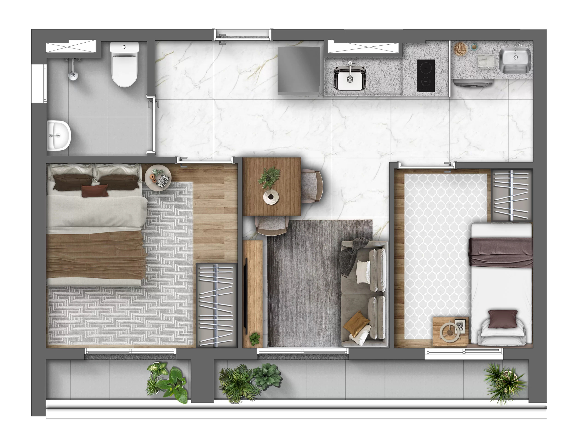 Apartamento, 3 quartos, 74 m² - Foto 15