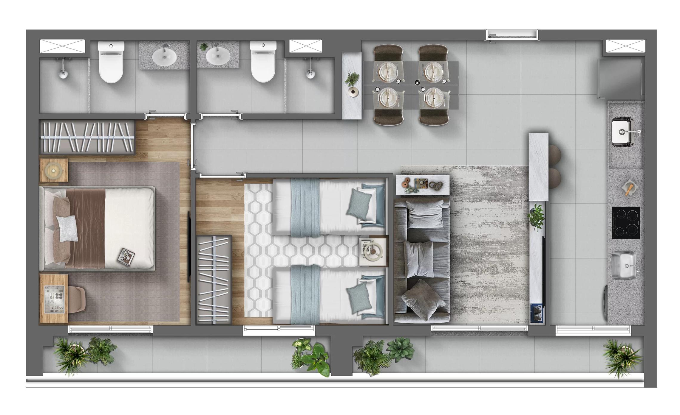 Apartamento, 3 quartos, 74 m² - Foto 18