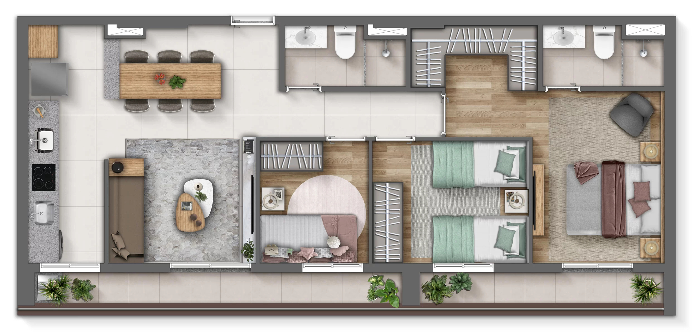 Apartamento, 3 quartos, 74 m² - Foto 21
