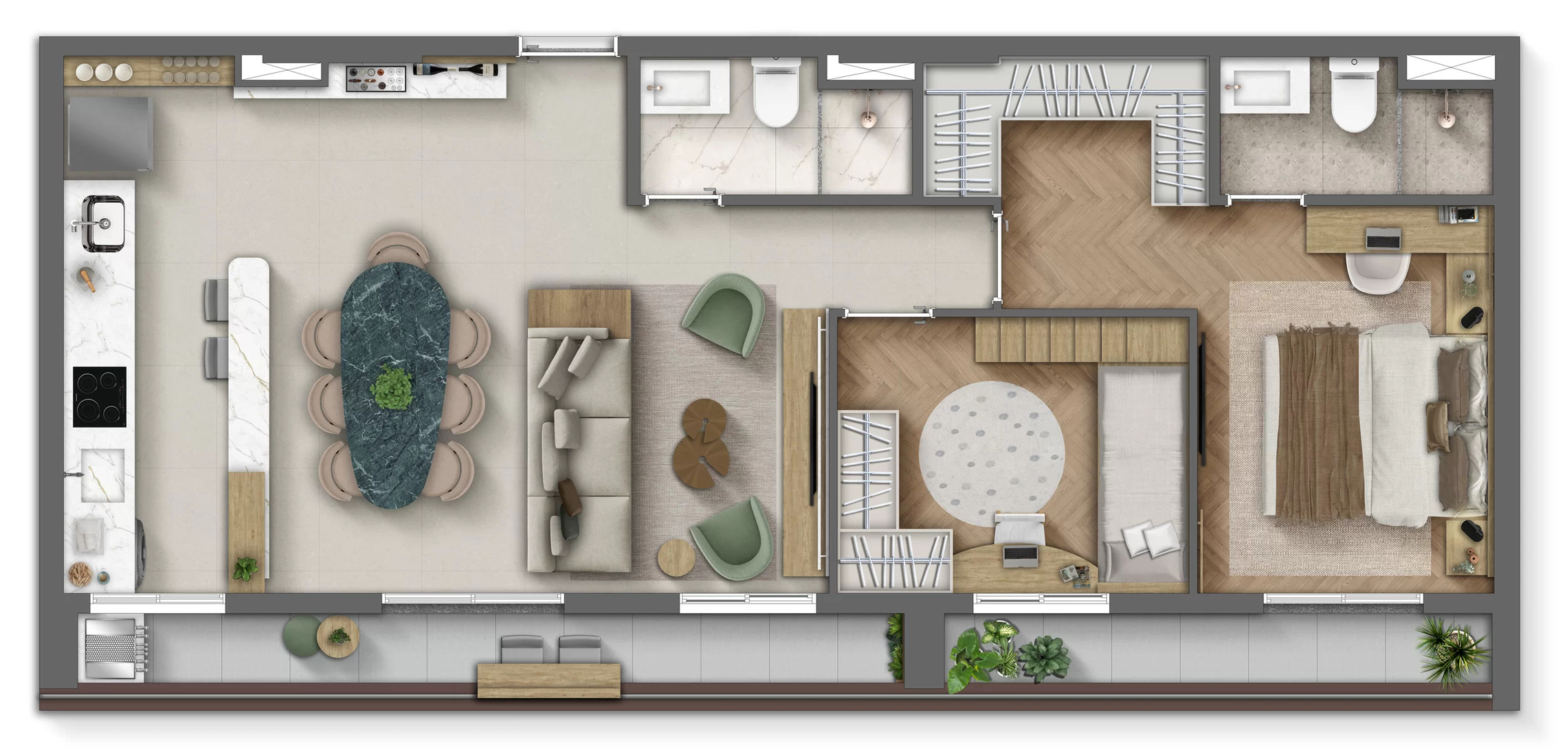 Apartamento, 3 quartos, 74 m² - Foto 23