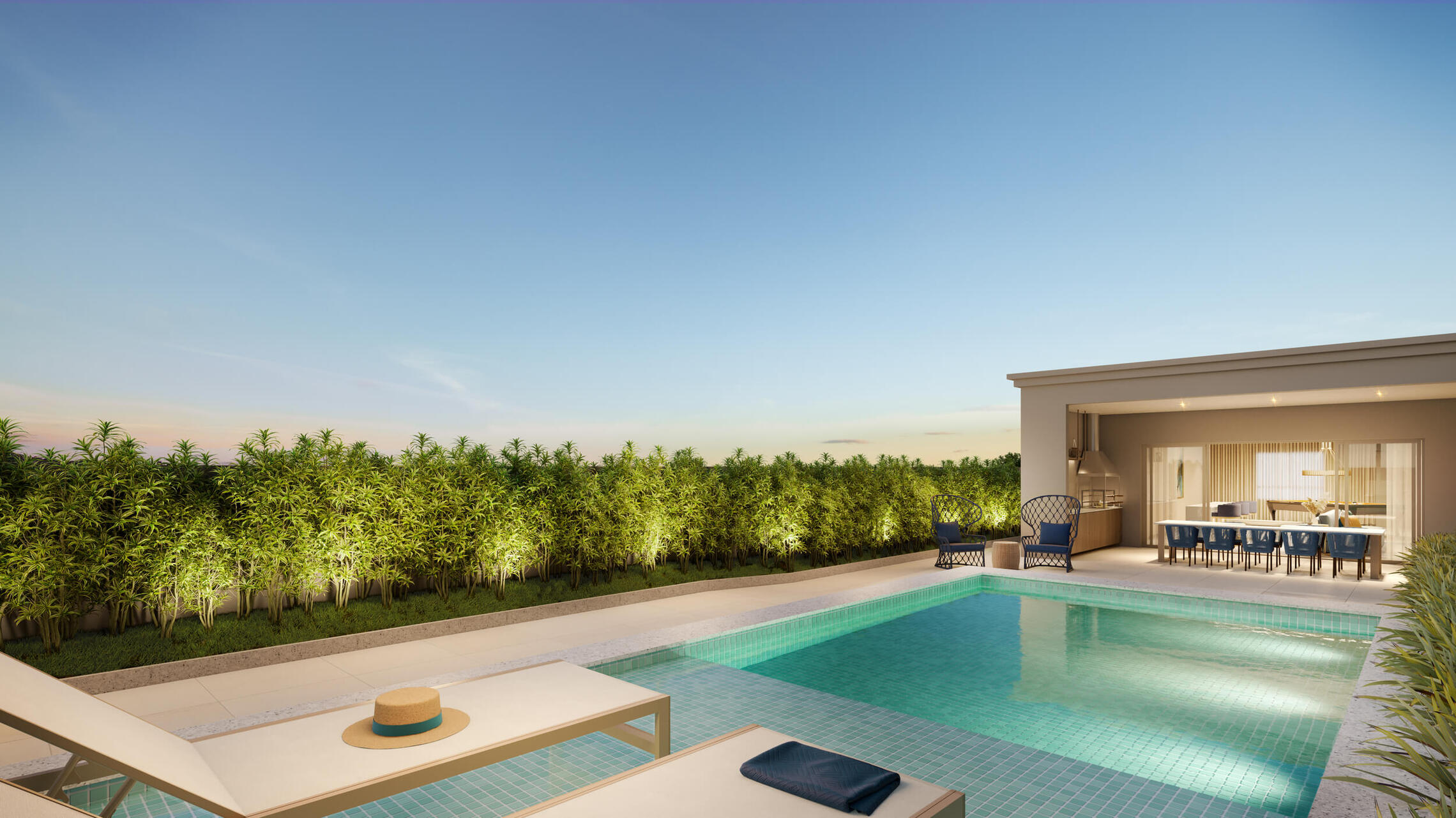 Pool house