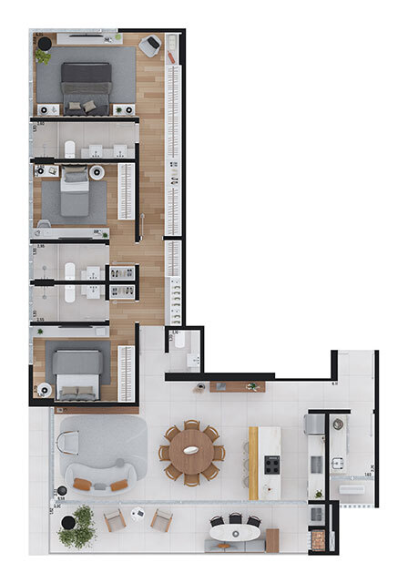 Aria Praia Brava - Max Realiza