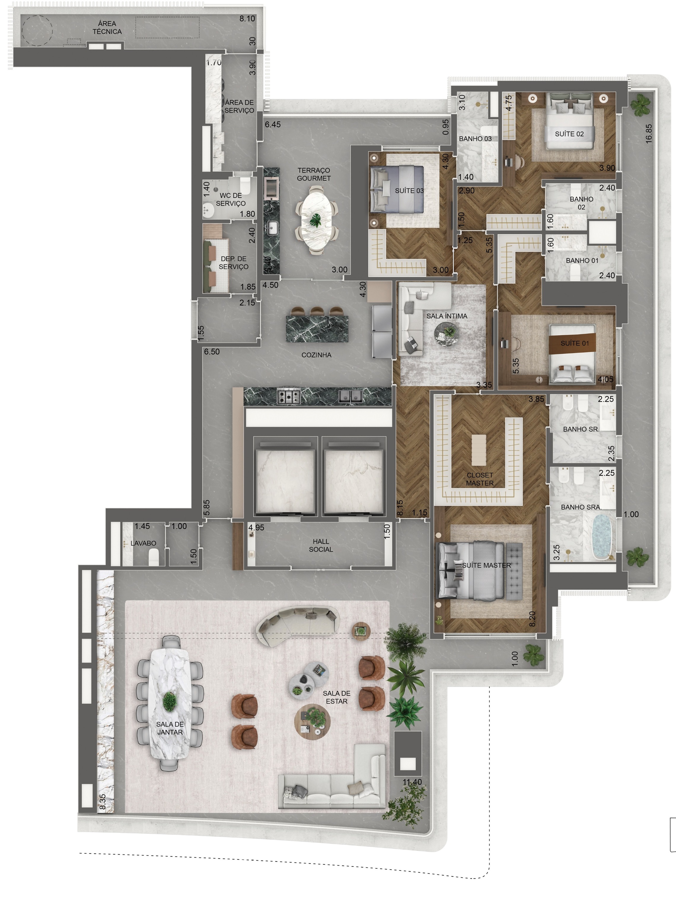 Apartamento, 4 quartos, 376 m² - Foto 24