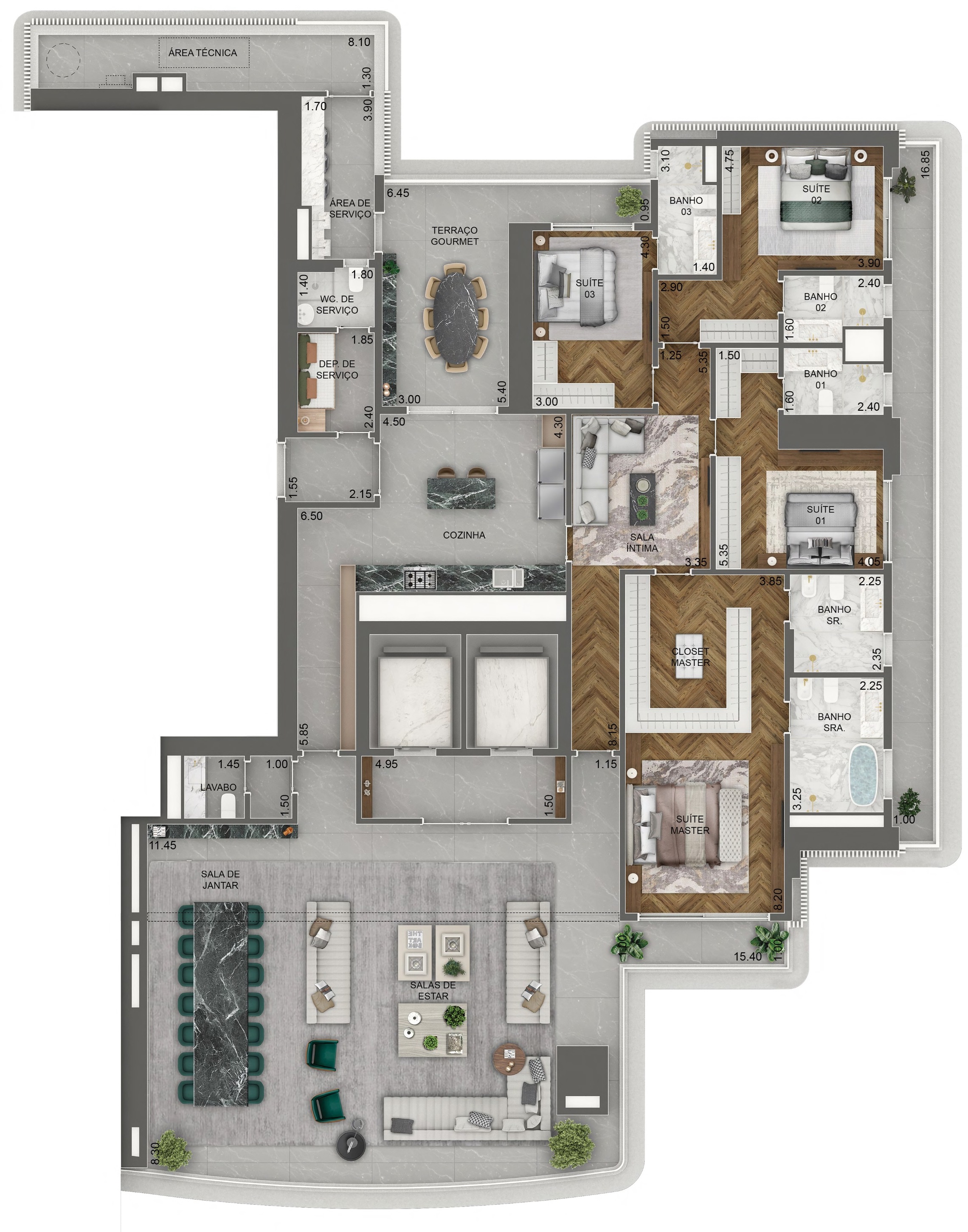 Apartamento, 4 quartos, 376 m² - Foto 25