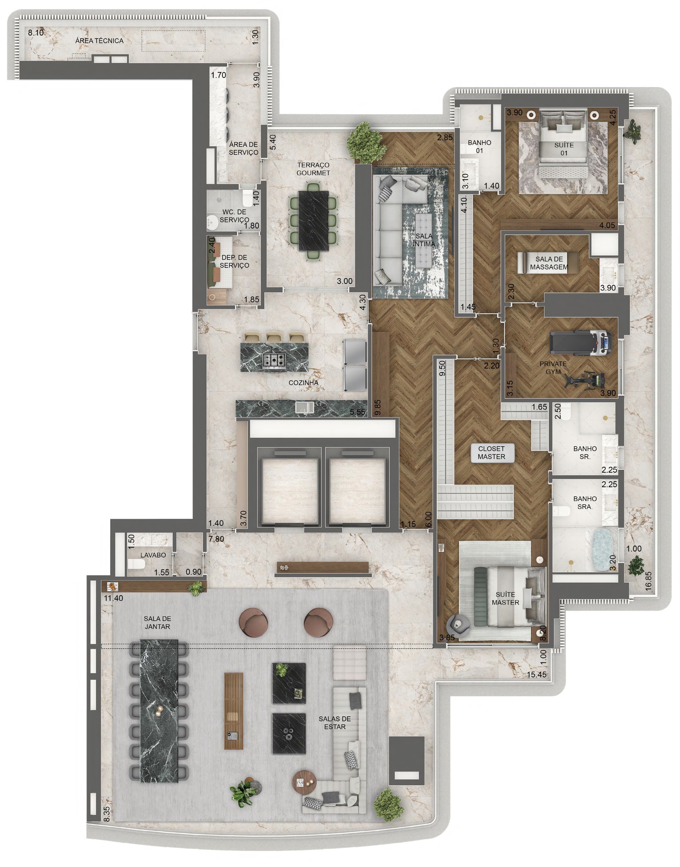 Apartamento, 4 quartos, 376 m² - Foto 31