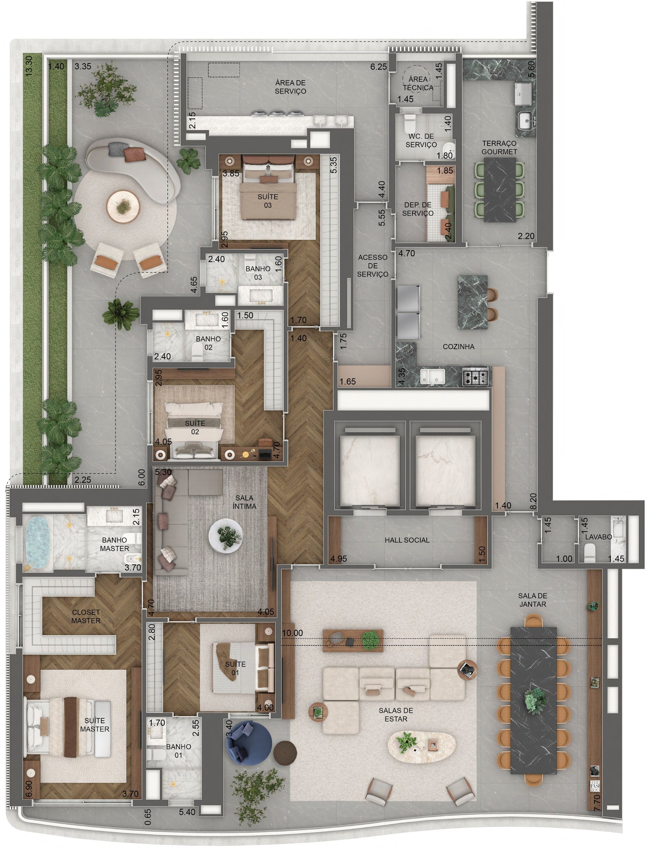 Apartamento, 4 quartos, 376 m² - Foto 37