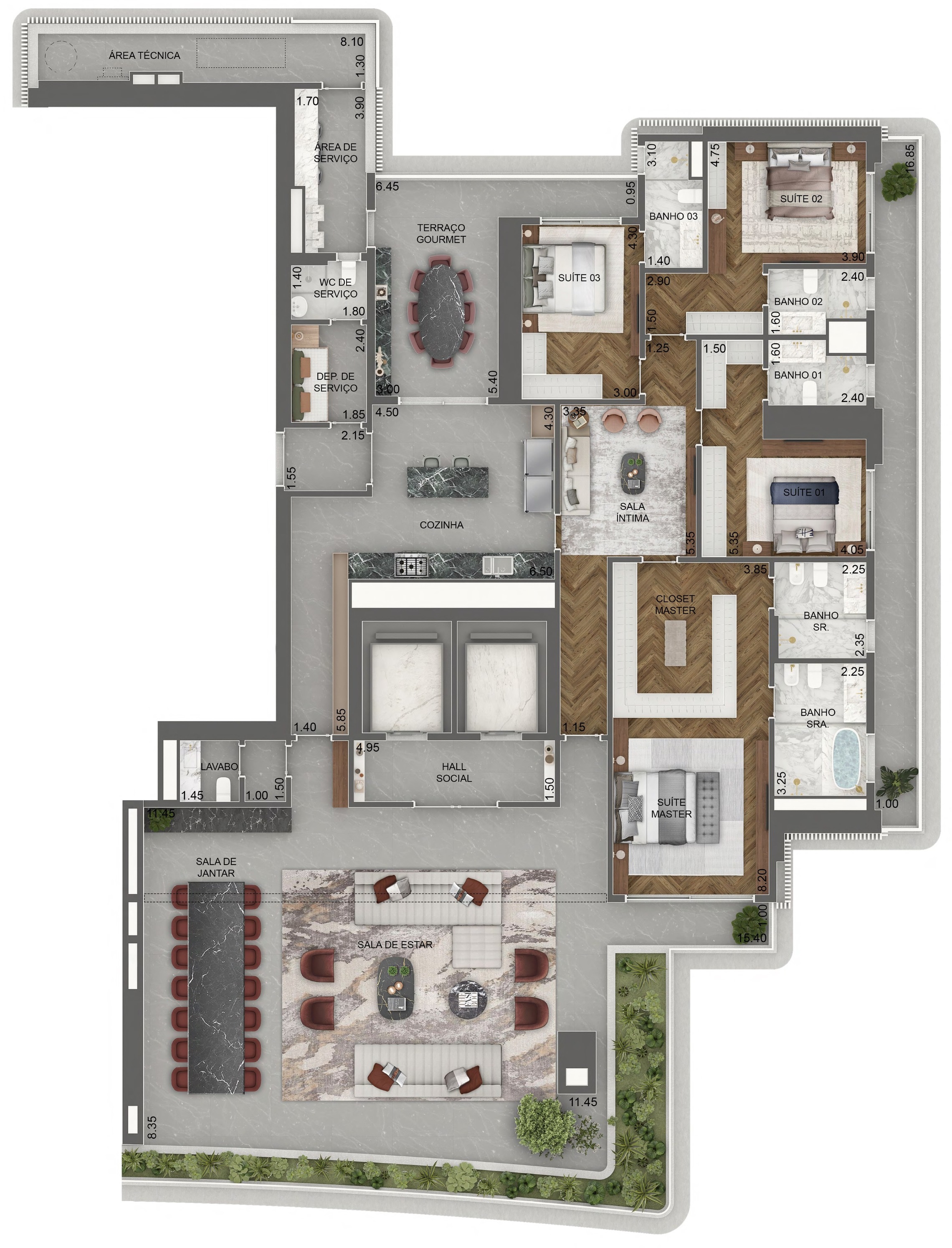 Apartamento, 4 quartos, 376 m² - Foto 39