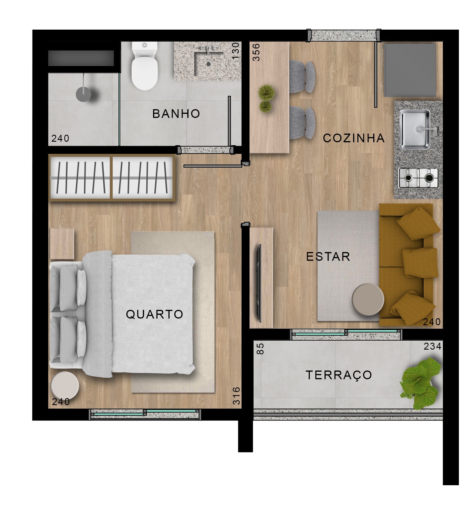 Apartamento, 2 quartos, 55 m² - Foto 25