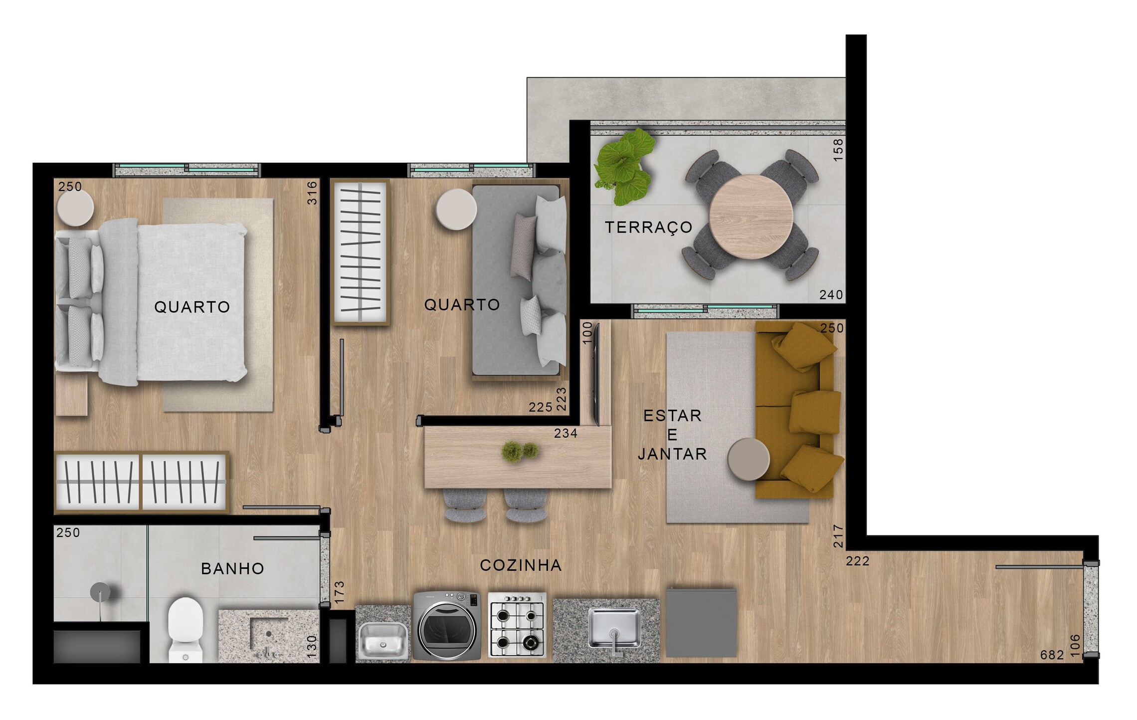 Apartamento, 2 quartos, 55 m² - Foto 37