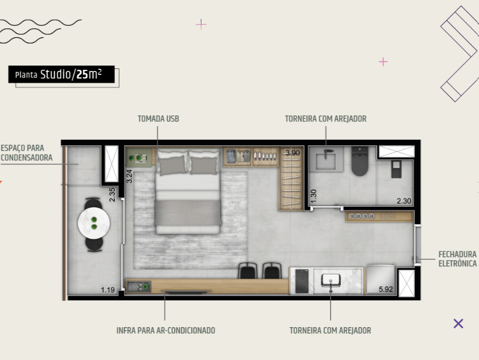 Residencial Multifamiliar de 1 quarto, 25m² no bairro Pinheiros, em São Paulo | Eu Corretor