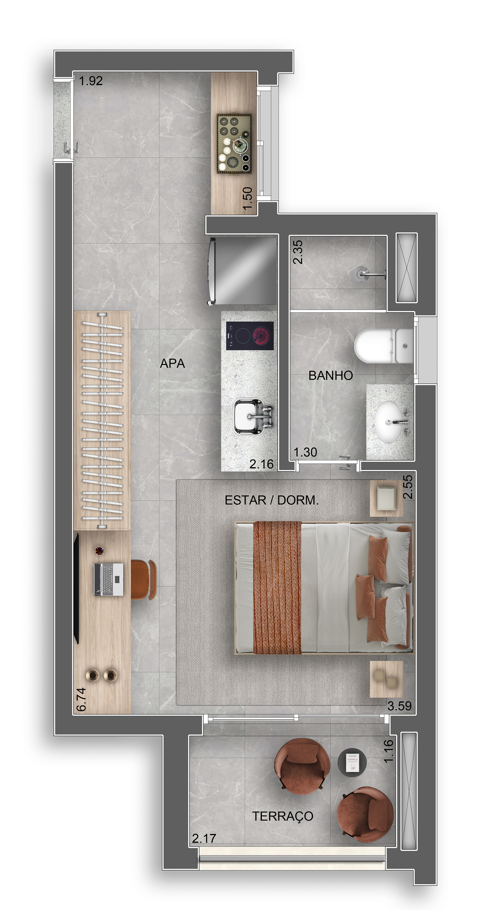 Auge Resort Tatuapé Home Spaces - Diálogo