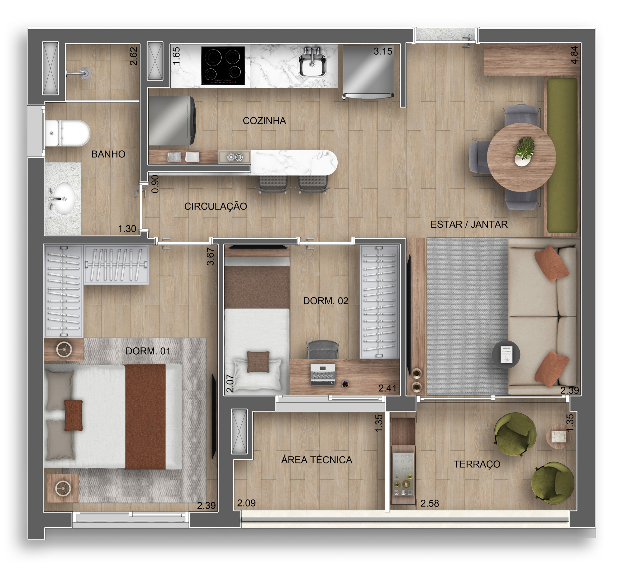 Auge Resort Tatuapé Home Spaces - Diálogo