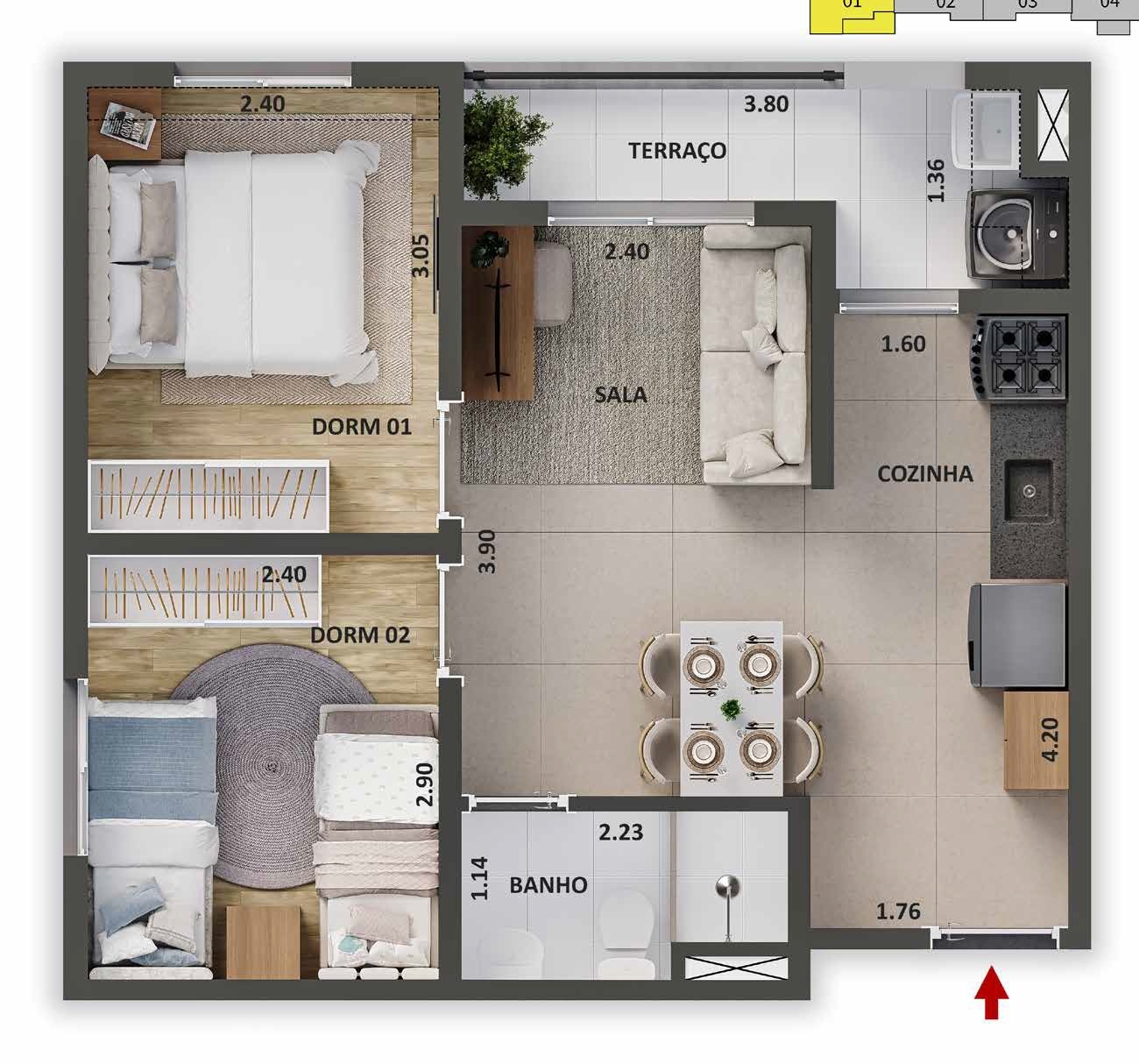 The One Granja Julieta - Cury SP