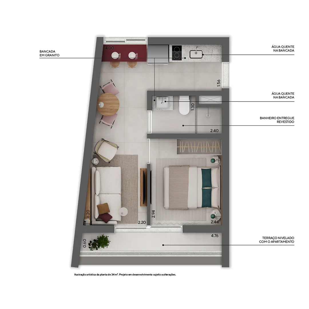Praça Higienópolis Tiê - SKR Praça Higienópolis Tiê - SKR