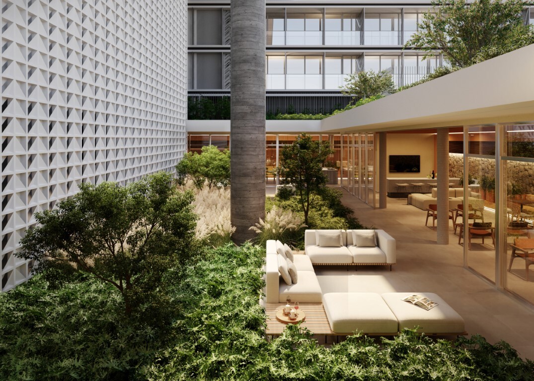 Pátio residencial