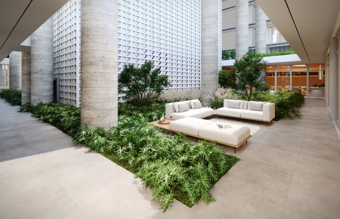 Pátio residencial