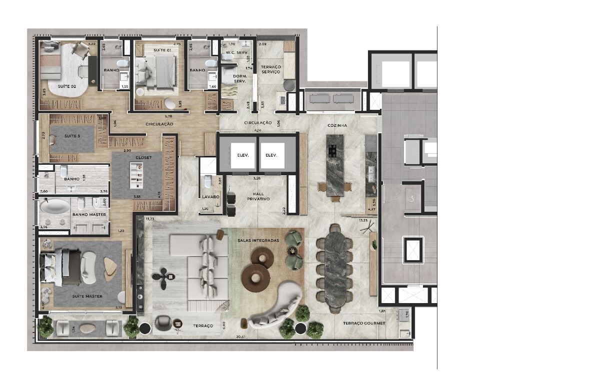 Residencial Multifamiliar de 4 quartos, 300m² no bairro Indianópolis, em São Paulo | Eu Corretor