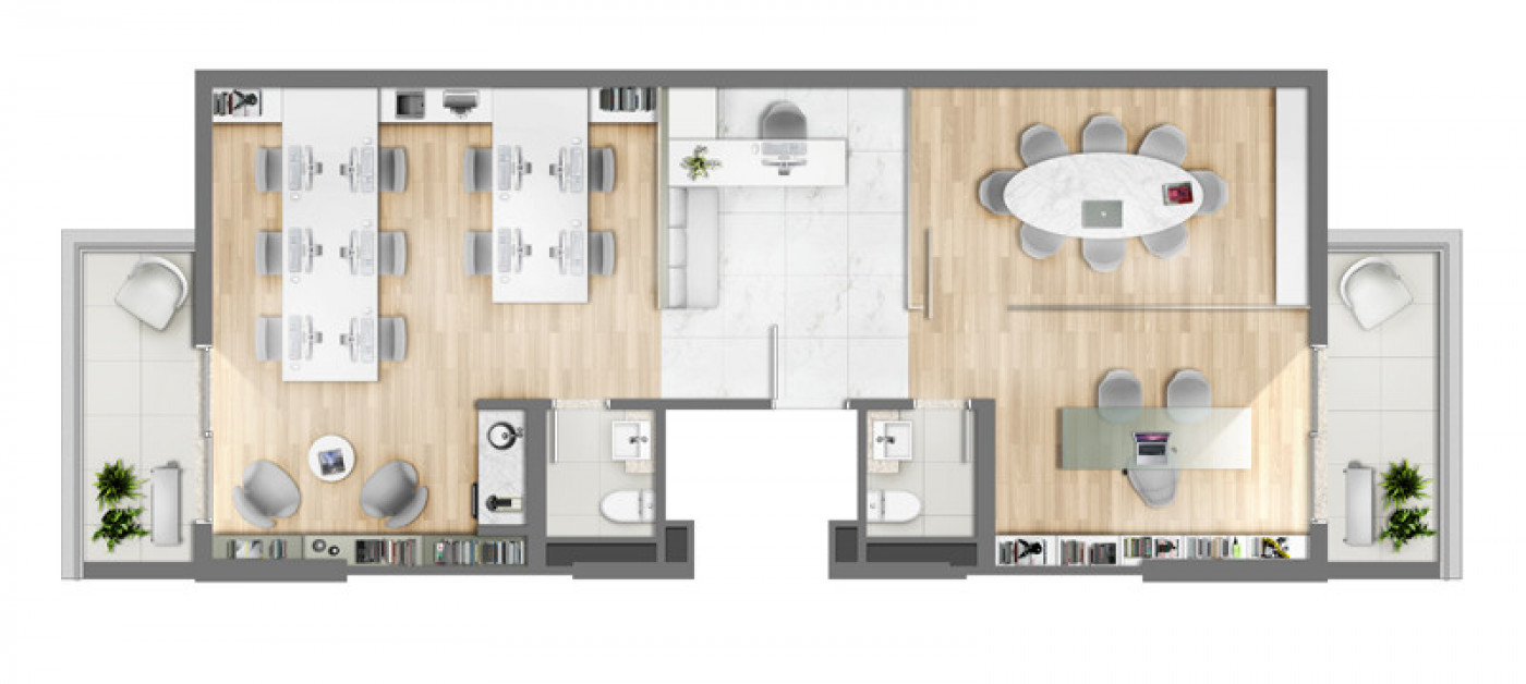 Midtown Aquidaban Office - Setin SP Interior Midtown Aquidaban Office - Setin SP Interior