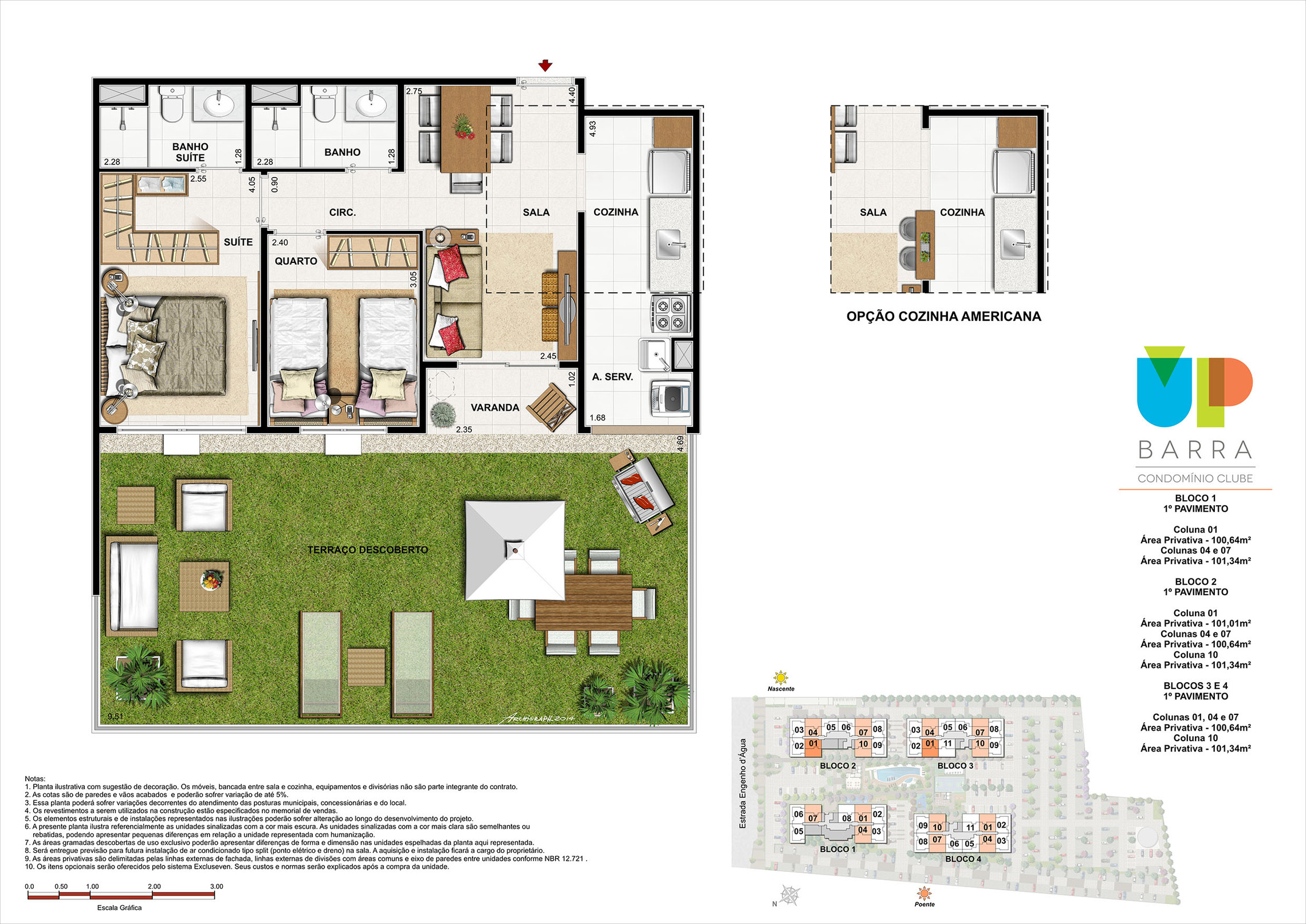 UP Barra Condomínio Clube - Even RJ