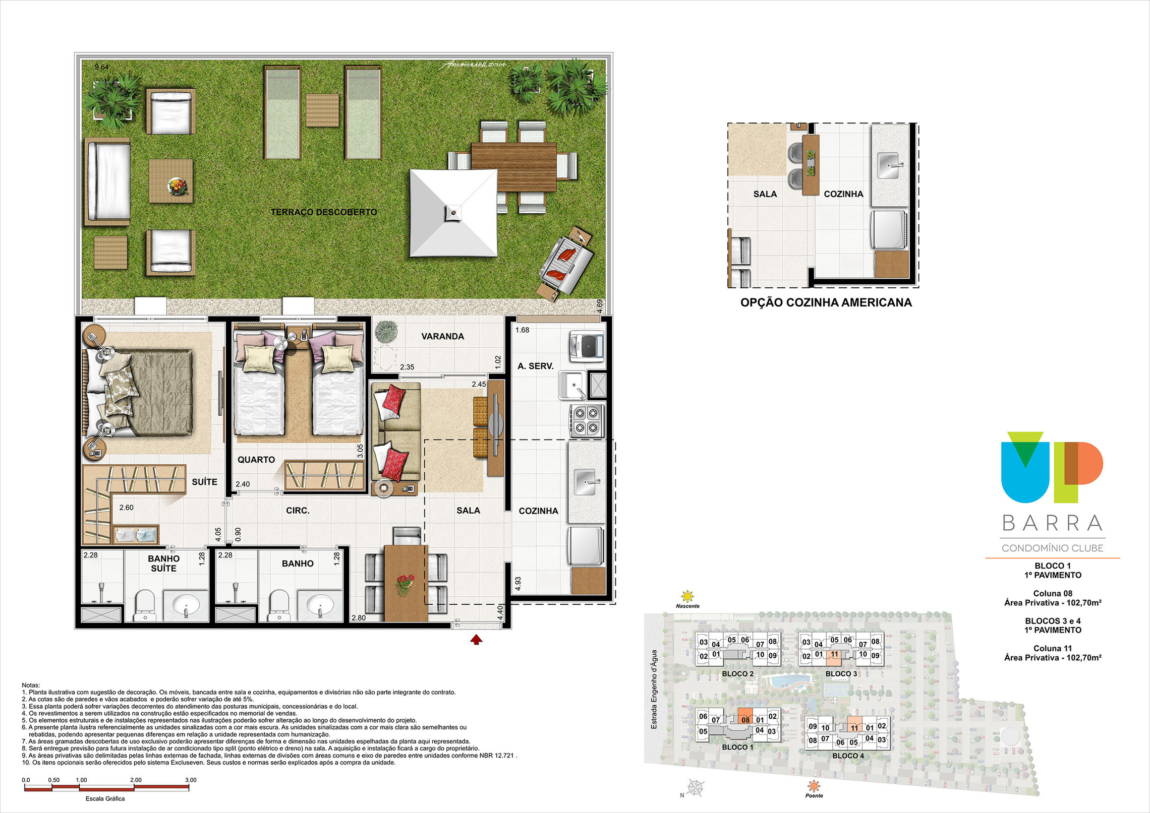 UP Barra Condomínio Clube - Even RJ