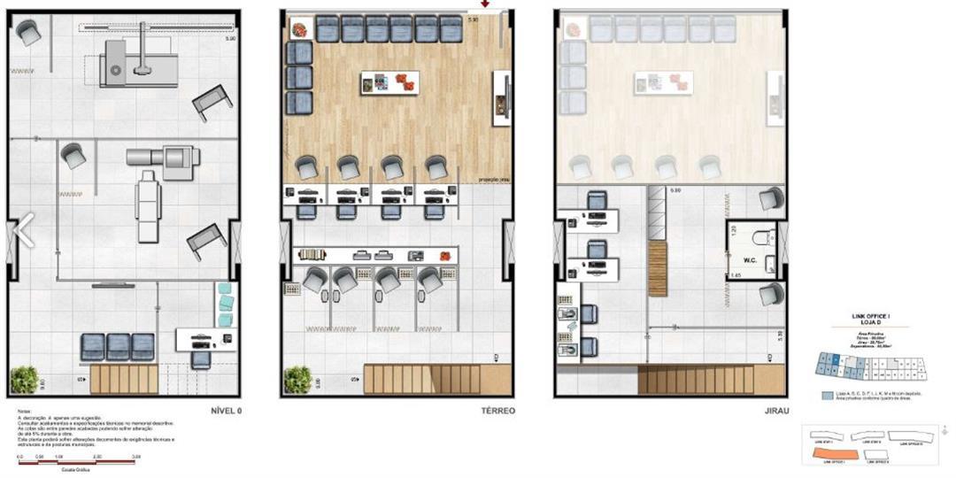 Link Office Mall & Stay - Lojas