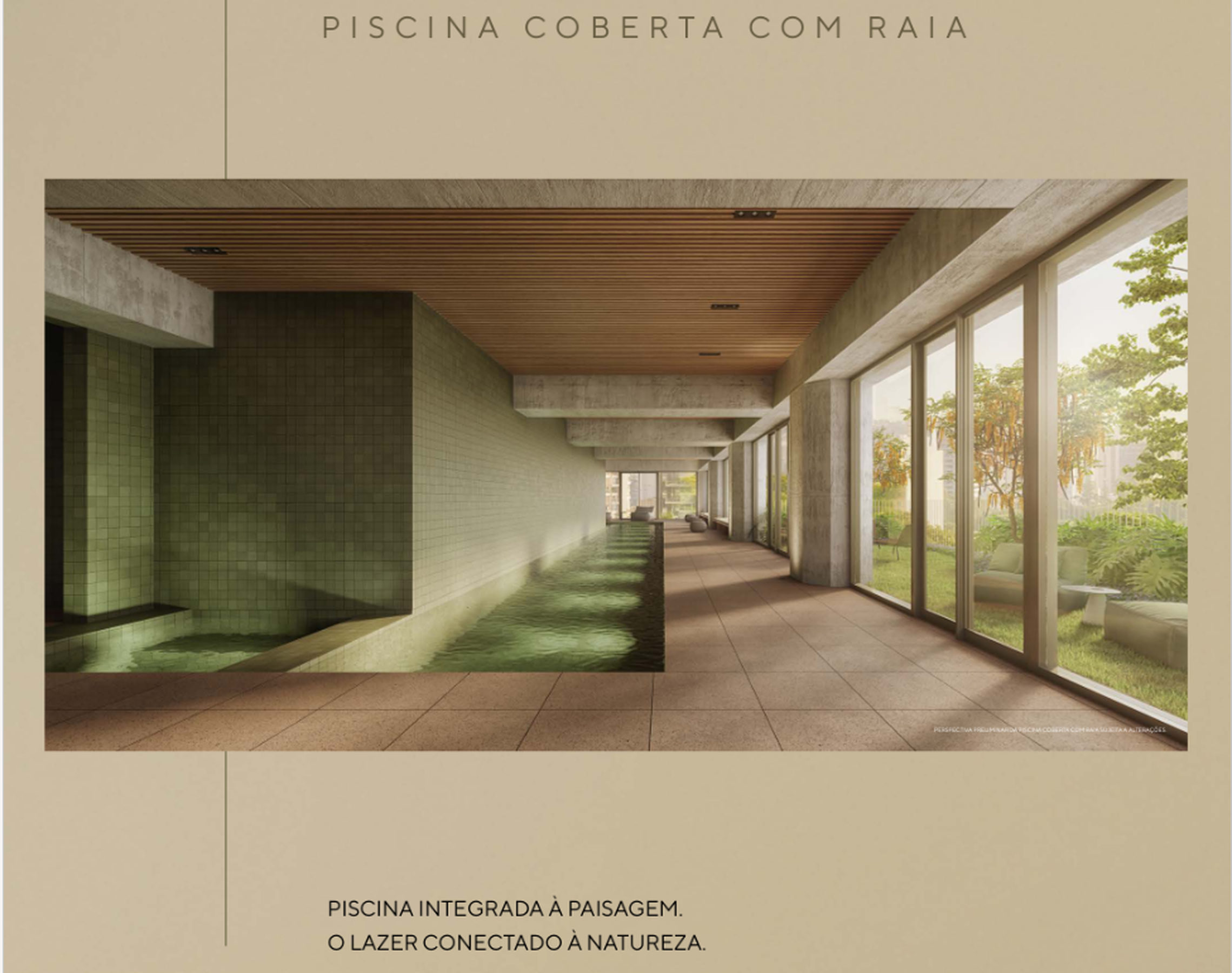 Piscina com raia Piscina com raia