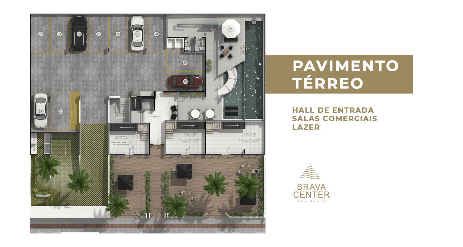 Planta pavimento térreo