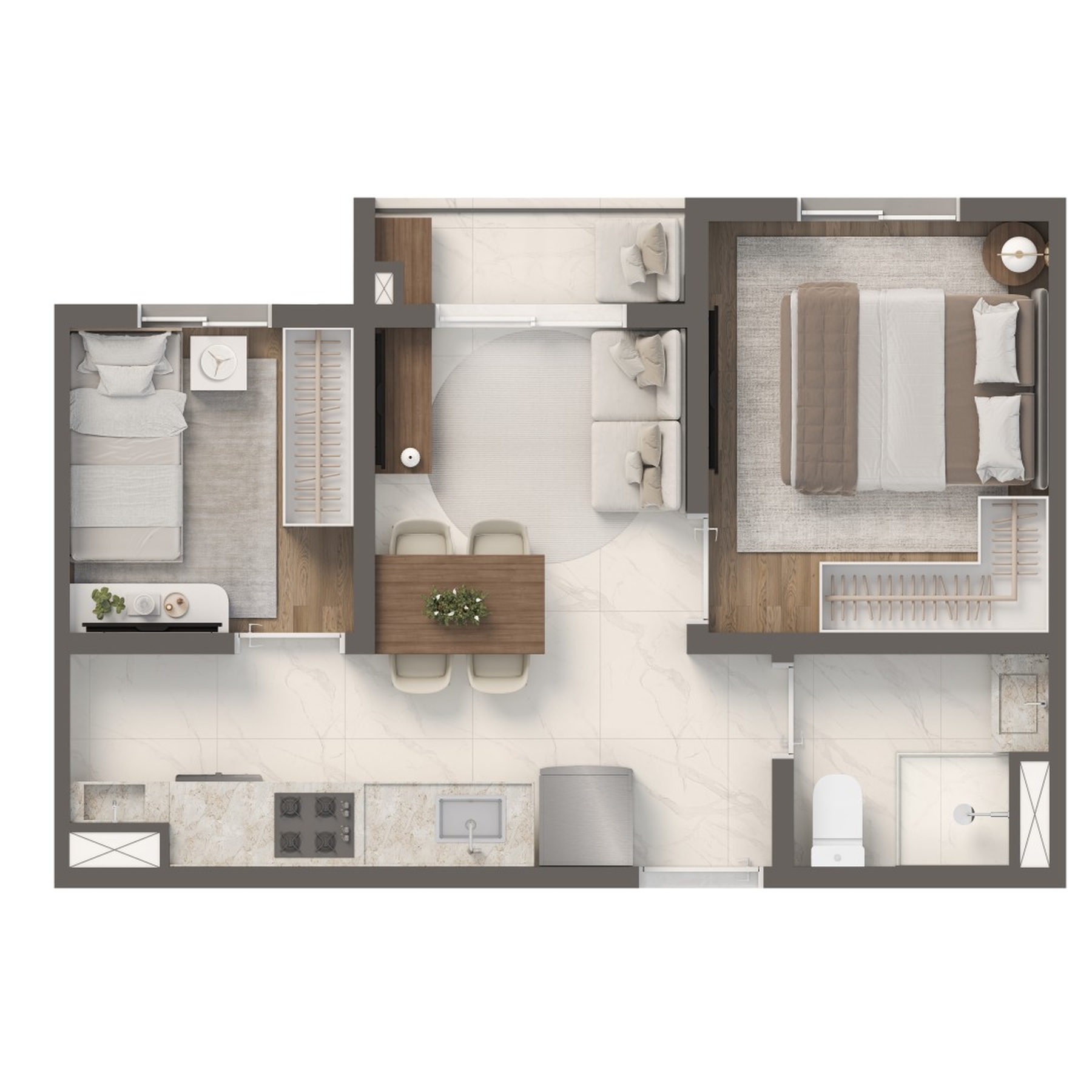 Casa, 2 quartos, 46 m² - Foto 16