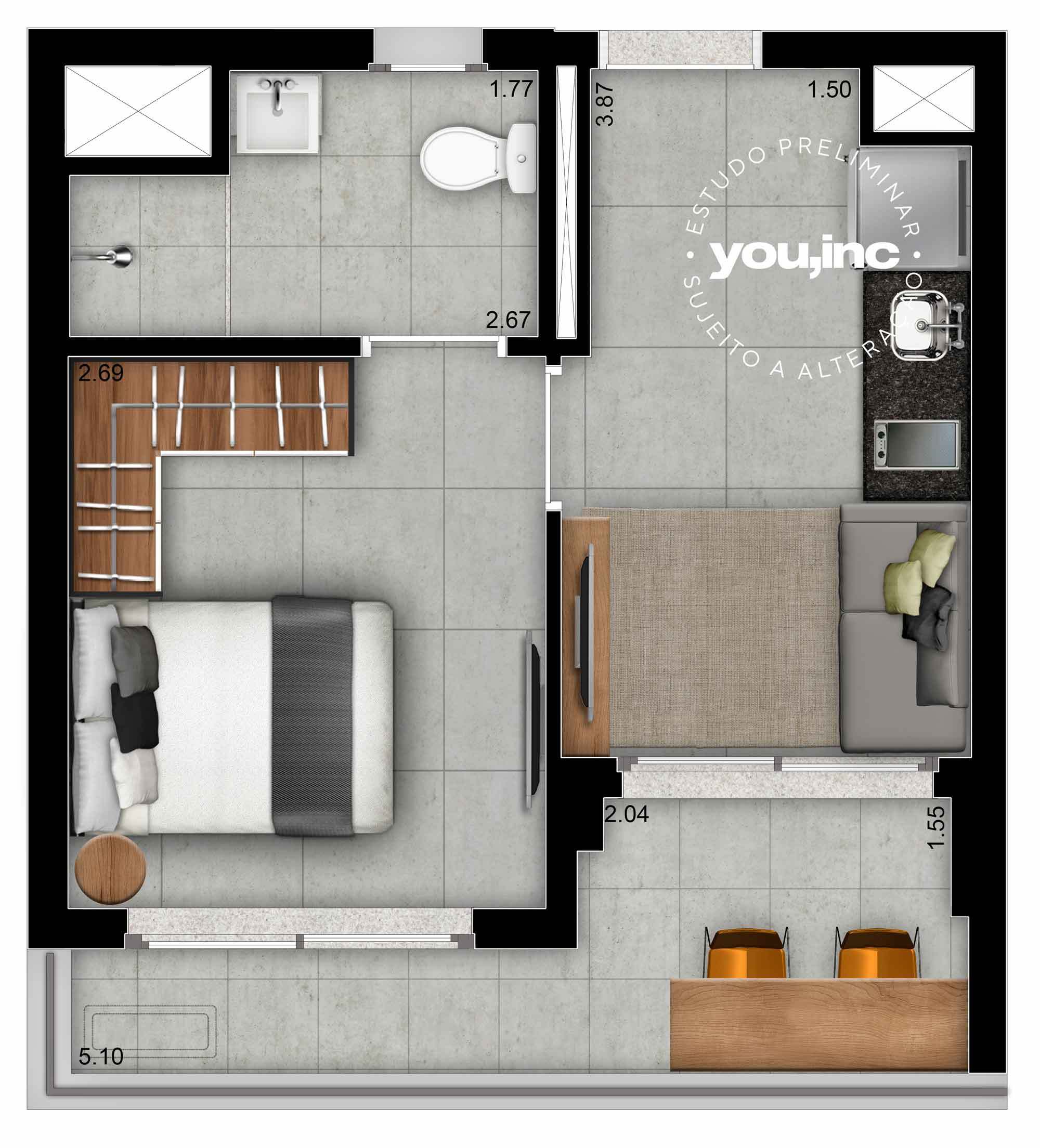 Apartamento, 2 quartos, 67 m² - Foto 6