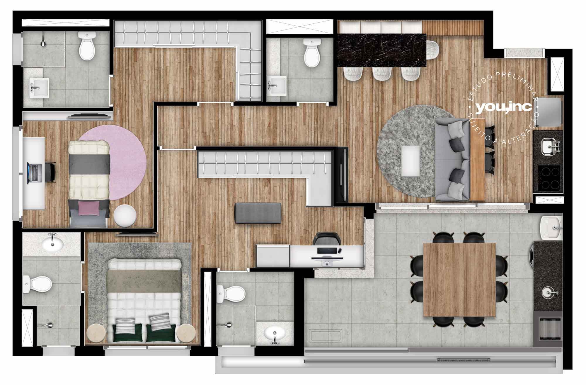 Apartamento, 2 quartos, 67 m² - Foto 14